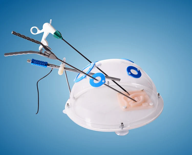 

Hemispherical laparoscopic simulator, training box+HD 30 degree camera+imstruments+modules
