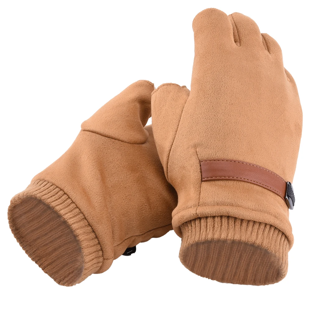 Зимние перчатки, теплые перчатки, перчатки для вождения автомобиля, мужские перчатки, теплые перчатки на половину пальца D20