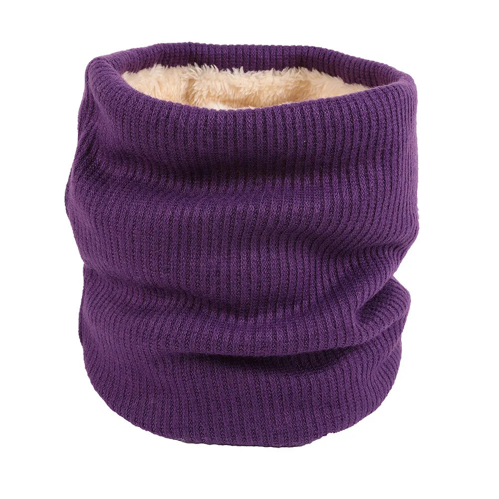 Purple Горячая Распродажа Модный мягкий мужской женский шарф зимние теплые хлопковые шарфы воротник банданы Высокое качество Новинка - Цвет: Purple