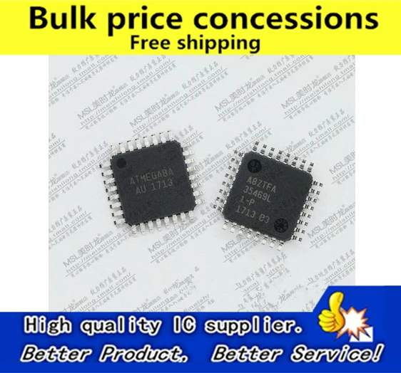 Бесплатная доставка 20 шт./лот ATMEGA8A-AU QFP-32 новый оригинальный IC в наличии! |