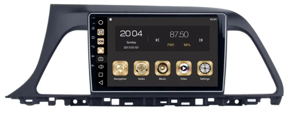 Автомобильная аудиосистема Carplay 9 дюймов Android 0 для Hyundai Sonata 2015 2016 головное