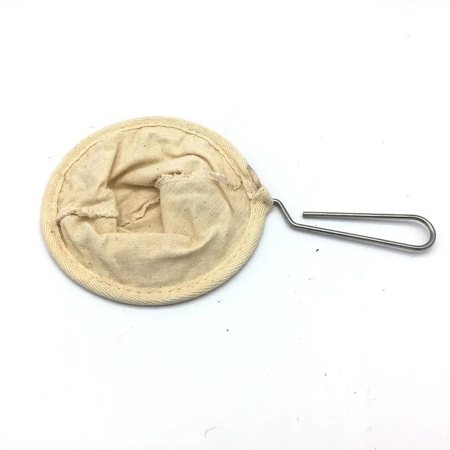 Special Offers Tea Tools Flannel Filter Reusable Stainless Steel Handle Coffee Bags Useful