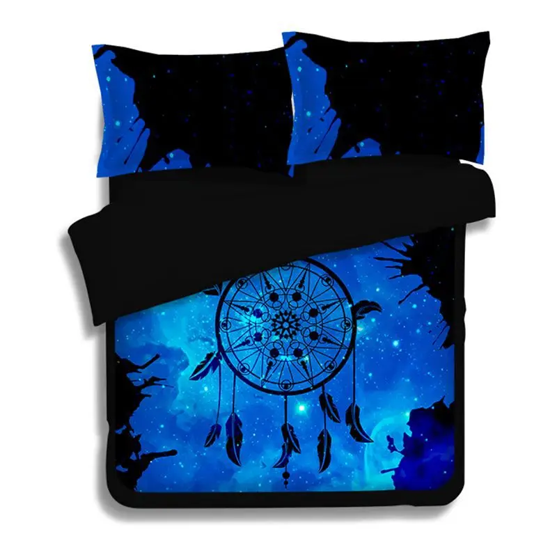 

Dream Catcher Indian Bedding Set 3pcs / 4pcs Twin Queen King Size Duvet Cover Flat Bed Sheets or Fitted Sheet Textiles Sets