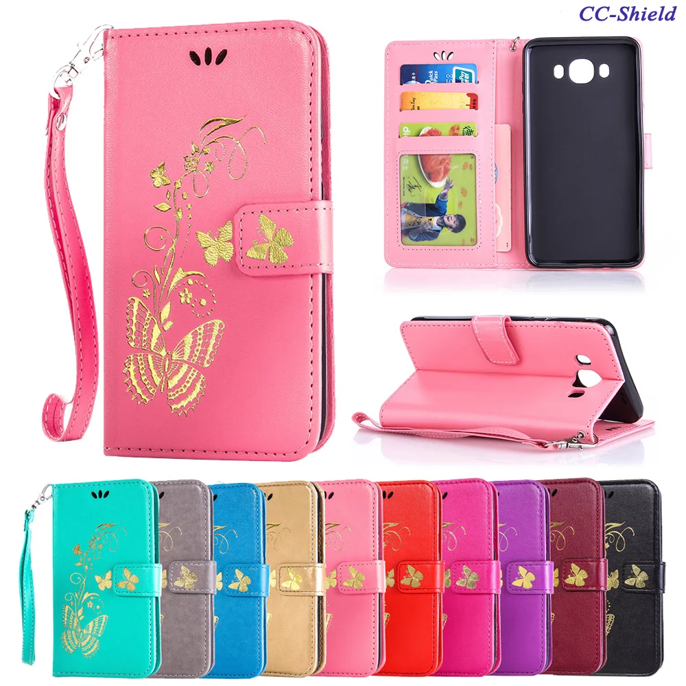 

Flip Case for Samsung Galaxy J7 J 7 2016 J710F SM-J710F J710FN/DS SM-J710FN/DS J710FN SM-J710FN Butterfly Phone Leather Cover