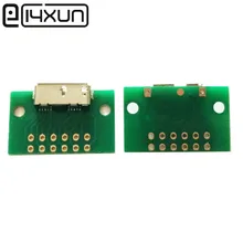 1 шт. Micro USB 3,0 10pin разъем типа B с печатной платой тестовая головка мобильный жесткий диск разъем интерфейс для DIY кабель