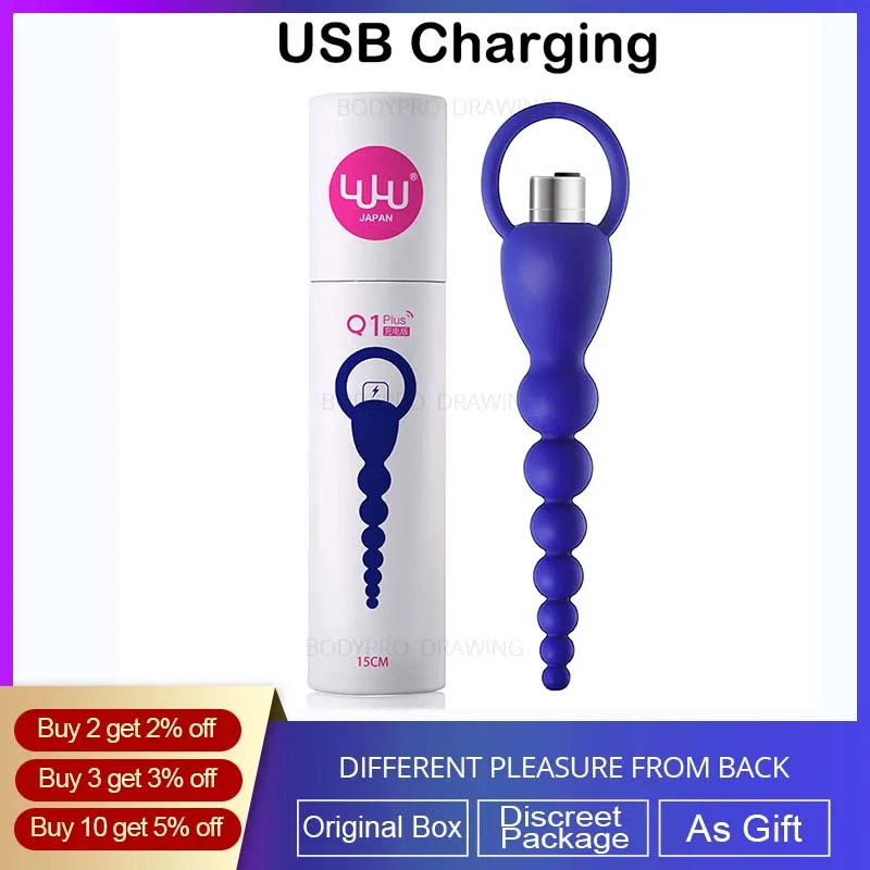 Chargable contas anal plug próstata massageador sucção anal vibrador ânus remoto vibrador butt plug brinquedos sexuais para homens masculino masturbação
