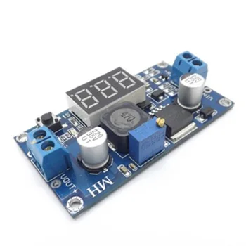 

LM2596 LM2596S Power Module + LED Voltmeter DC-DC Adjustable Step Down Power Supply Module With Digital Display Buck For Toy Kit