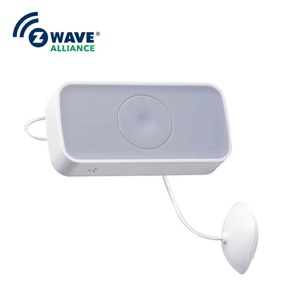 Long Range Water Alarm Detector APP Notification Smart Home Automation Zwave Ground Water Leak Detection System