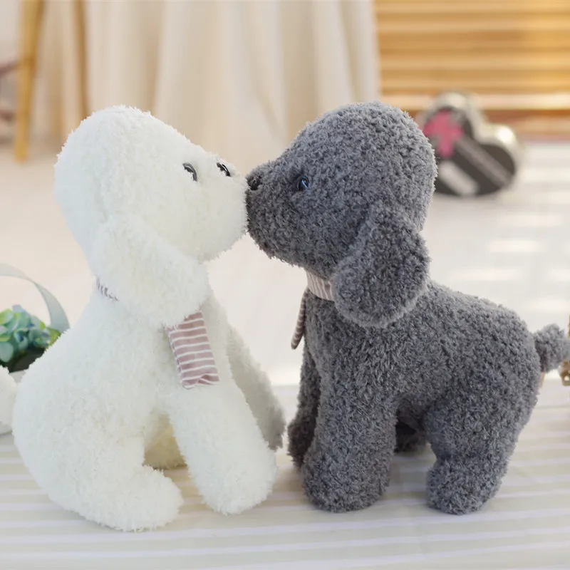 Miaoowa 1pc 25/38cm Cute Dog with Scarf Stuffed Kawaii Plush Toy Cute Doll for Kids Lovely Birthday Gift for Children Girls Miaoowa 1pc 25/38cm Cute Dog with Scarf Stuffed Kawaii Plush Toy Cute Doll for Kids Lovely Birthday Gift for Children Girls