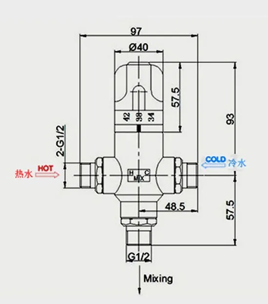 XINGCHENG G1/" G3/4" G" латунный термостатический клапан солнечной энергии термостатический смесительный клапан термостатический клапан управления