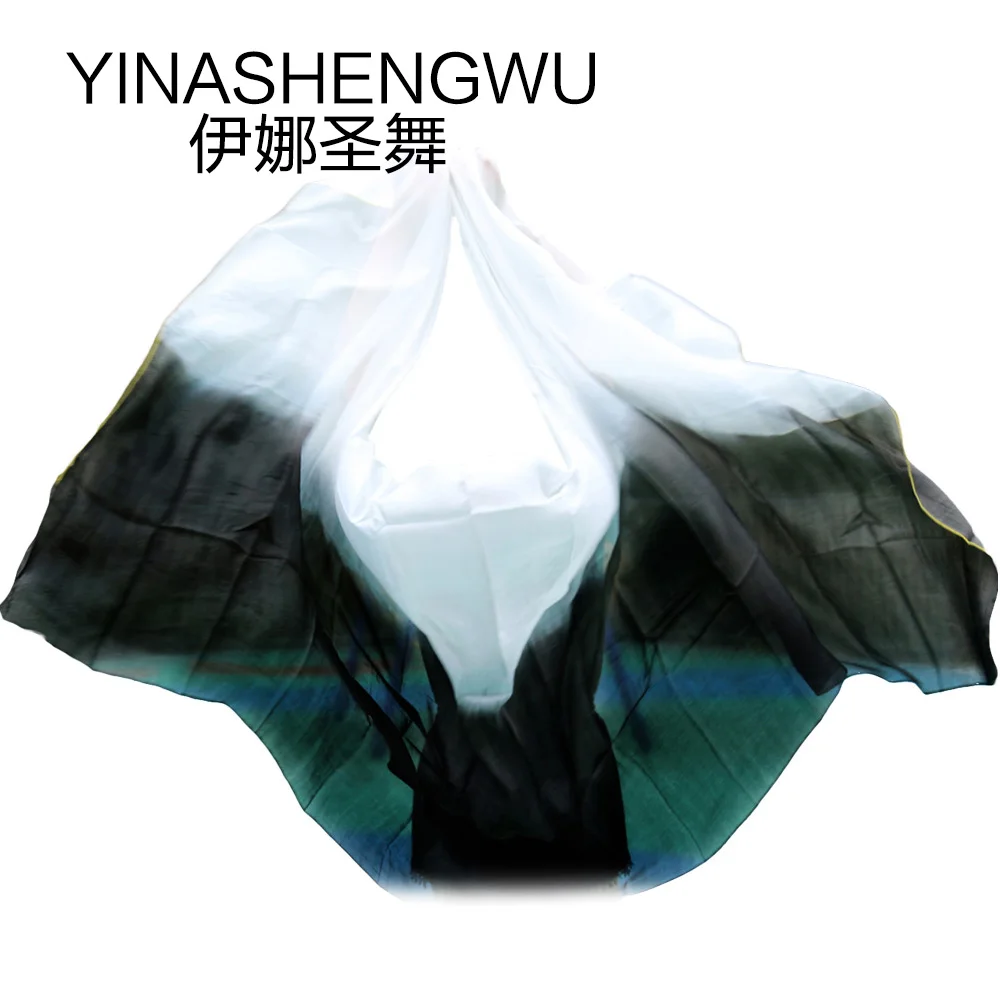 Belly Dance Props Women Belly Dance Silk Veils Belly Dance Veil For Girls Belly Dance Silk Veils white+black Belly Dance Props Women Belly Dance Silk Veils Belly Dance Veil For Girls Belly Dance Silk Veils white+black