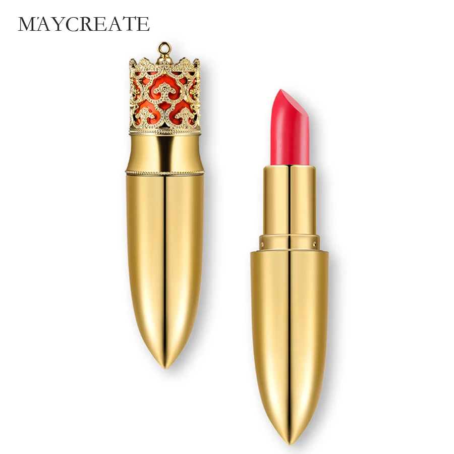 MayCreat Matte Lipstick Sexy Long Lasting Waterproof Flower Pencils Moisturizer Lips Makeup Easy To Wear lipstick Set |