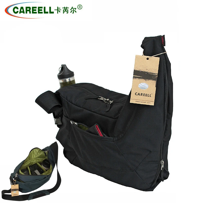 Leve à Prova Bolsa de Ombro Bolsa de Câmera Homem e Mulher Venda Quente Careell Dslr Água Slr Câmera Micro-único Profissional Casual C2028 - Image 3