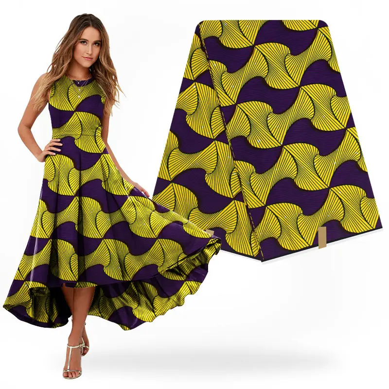 

Ghana Kente Wax Fabric Veritable Hollandais Dutch Wax African Kente Prints Real Java Wax Fabric for Cloth H180503