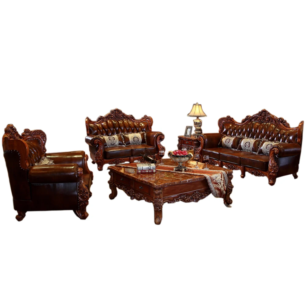 Luxury classic European and American style furniture set Modern Leather Sofa marble center table tv stand Living Room Furniture Luxury classic European and American style furniture set Modern Leather Sofa marble center table tv stand Living Room Furniture