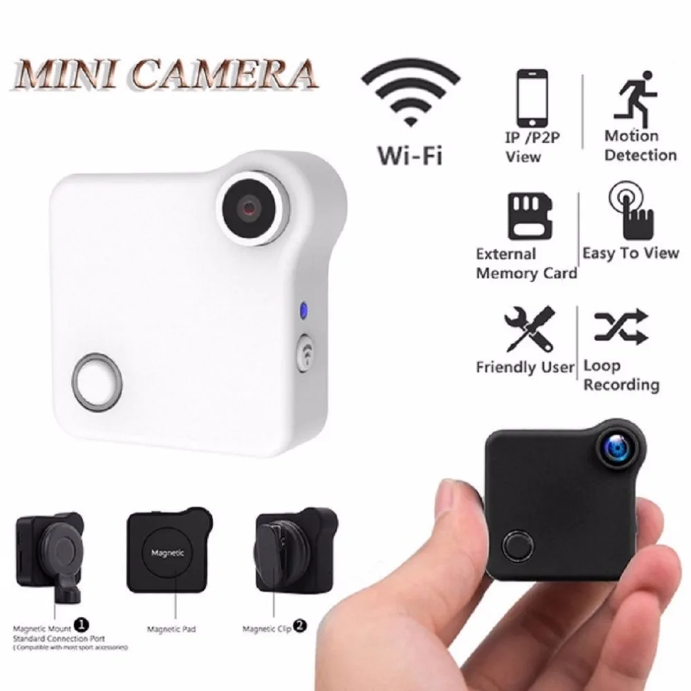 

Mini Camera DVR Wifi P2P IP 720P H.264 HD Mini Camera Wireless Action Cam Bike Camera Mini DV Camera Video Recorder