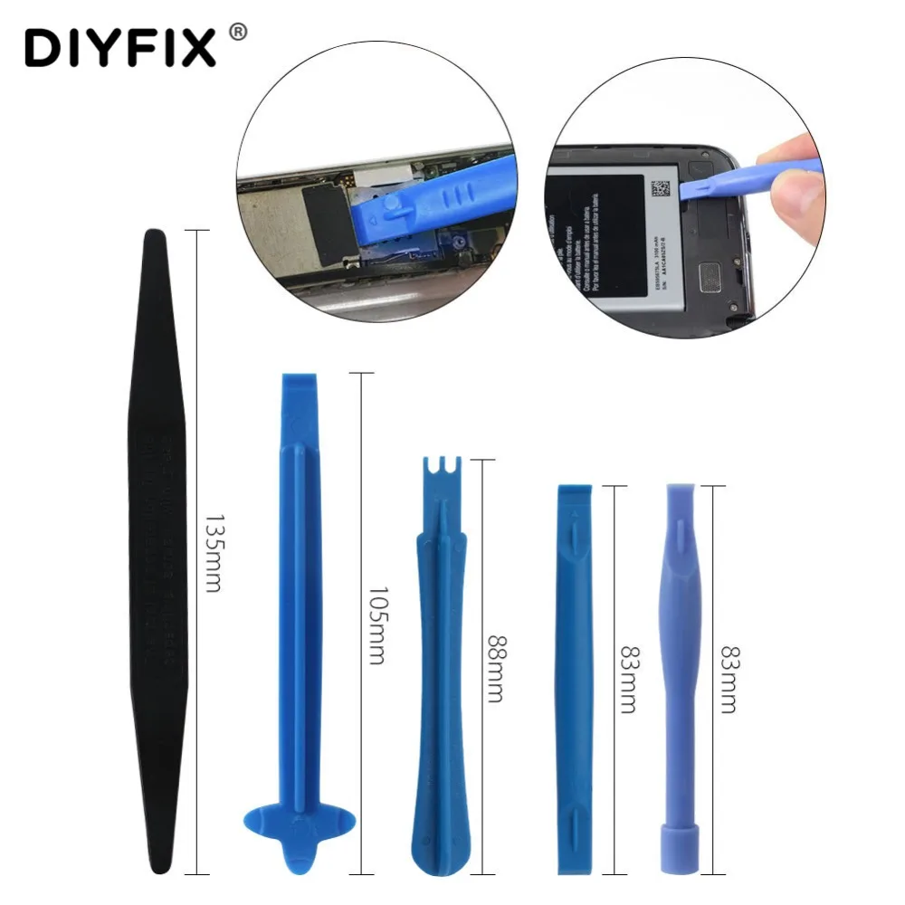 DIYFIX 24 в 1 Набор инструментов для ремонта и открывания мобильного телефона Набор отверток Инструменты для разборки iPhone для Ipad ноутбука планшета