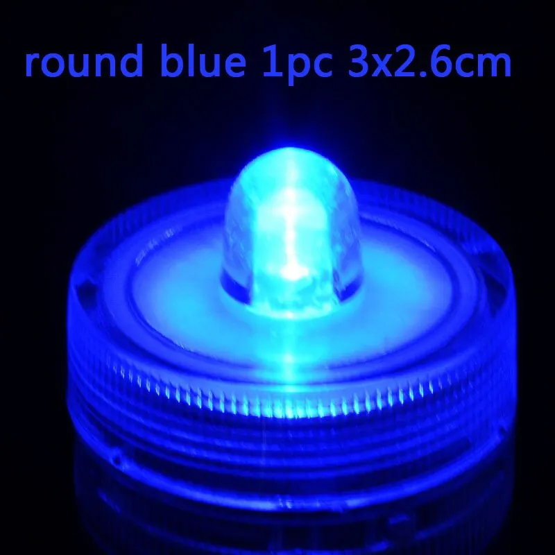 Портативный солнечный внешний светильник водонепроницаемый светодиодный светильник s для свадебной вечеринки, дня рождения, студенческий USB светильник s DIY Рождественский источник питания 7 - Цвет: round blue