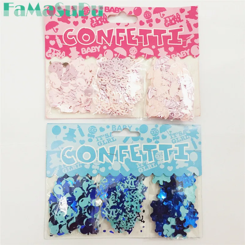 1 set Its A Boy/Its A Girl Confetti Baby Party Confetti Table Sprinkles