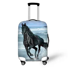 Travel Accessories Suitcase Protective Covers 18-32 Inch Elastic Luggage Dust Cover Case Stretchable Animal 3D Horse Pattern Travel Accessories Suitcase Protective Covers 18-32 Inch Elastic Luggage Dust Cover Case Stretchable Animal 3D Horse Pattern