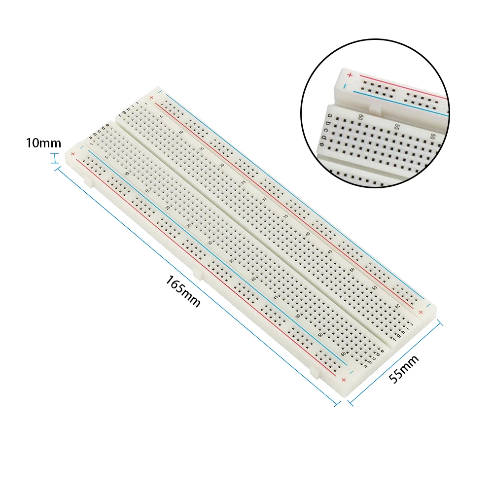 Free shipping! 3PCS HI-Q Breadboard 830 Point Solderless PCB Bread Board MB-102 Gift Box For Arduino Proto Shield DIY