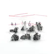 7 valores 70 pces 6x6x4. 3/5/6/7/8/9/10mm tact interruptor tátil botão switch kit define dip 4p micro interruptor novo