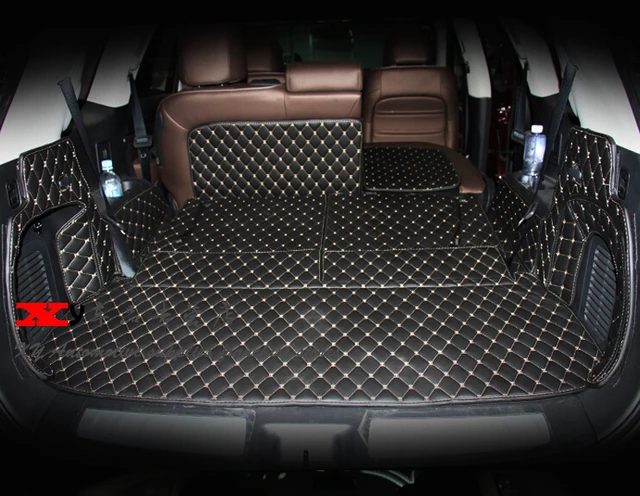 Good Special Trunk Mats For Nissan Pathfinder R52 7seats 2017 Special Trunk Mats For Nissan Pathfinder R52 7seats 2017 Waterproof Boot Carpets