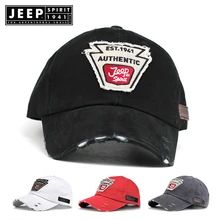 JEEP SPIRIT Brand Summer Baseball Cap Women Men Mesh Breathable Snapback Cap Unisex Adjustable Sport Hats Dad Hat streetwear