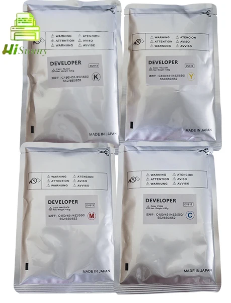 33.99usd:pcs 123.99usd:set 630G for black 430G for color TN613 TN-613 for Konica Minolta C452 C552 C652 C450 C550 C451 C650 C 452 552 652 450 550 451 650 Iron Powder Developer -1