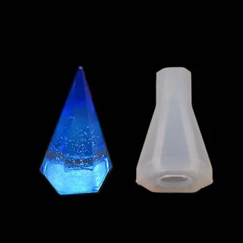 

A+ Transparent Silicone Manual Three Pyramid Three Cubic Silicone Pyramid Energy Tower DIY Mould Jewelry Resin Molds For Jewelry