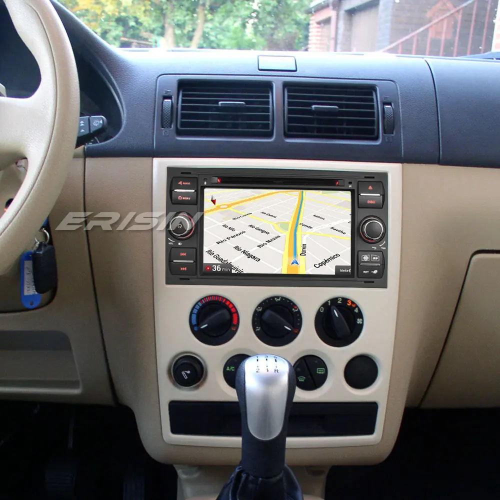 Flash Deal Erisin ES7431FB 7" Android 8.0 Octa core 4G RAM Car DVD GPS Radio DVR DAB+ DVD for Frod Transit Focus Fiesta Kuga 2