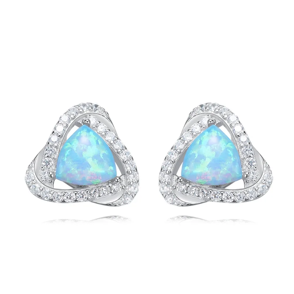 

Panda100 Gift Stud Earrings for Women S925 Silver Swarovski crystal Stud Earrings for Mom Colorful Jewelry Earrings girlfriend