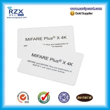 1000 шт CR80 Смарт rfid пустая карта MIFARE Plus X 4K чип MIFARE карта