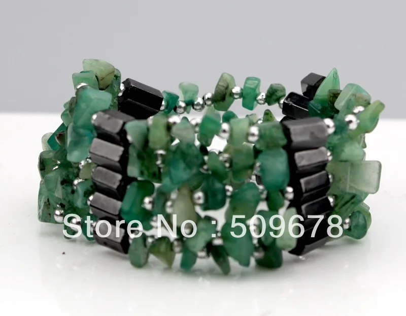 Natural emerald green stone bracelet free shipping | Украшения и аксессуары
