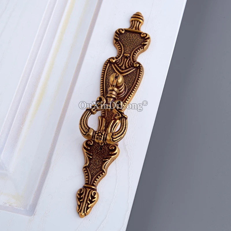 Retro 1PCS European Antique Kitchen Cabinet Door Handles Cupboard Wardrobe Drawer Cabinets Pulls Handles and Knobs