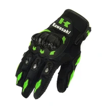 Лидер продаж 1 пара Kawasaki мода полный палец мотоциклетные перчатки Мотокросс Luvas Guantes мото защитные шестерни перчатки