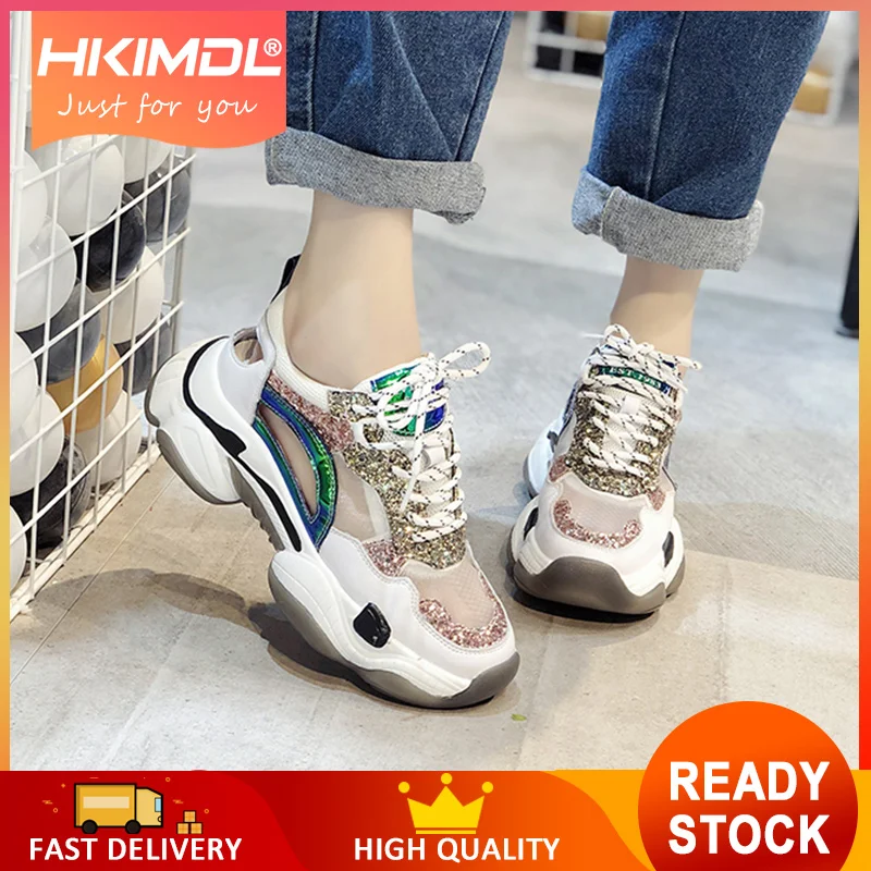 

HKIMDL New 35-40 The New Casual Women'S Shoes Sell Well Simple Fashionable 2019 Spring Trend Mixed Colors White Female Shoes