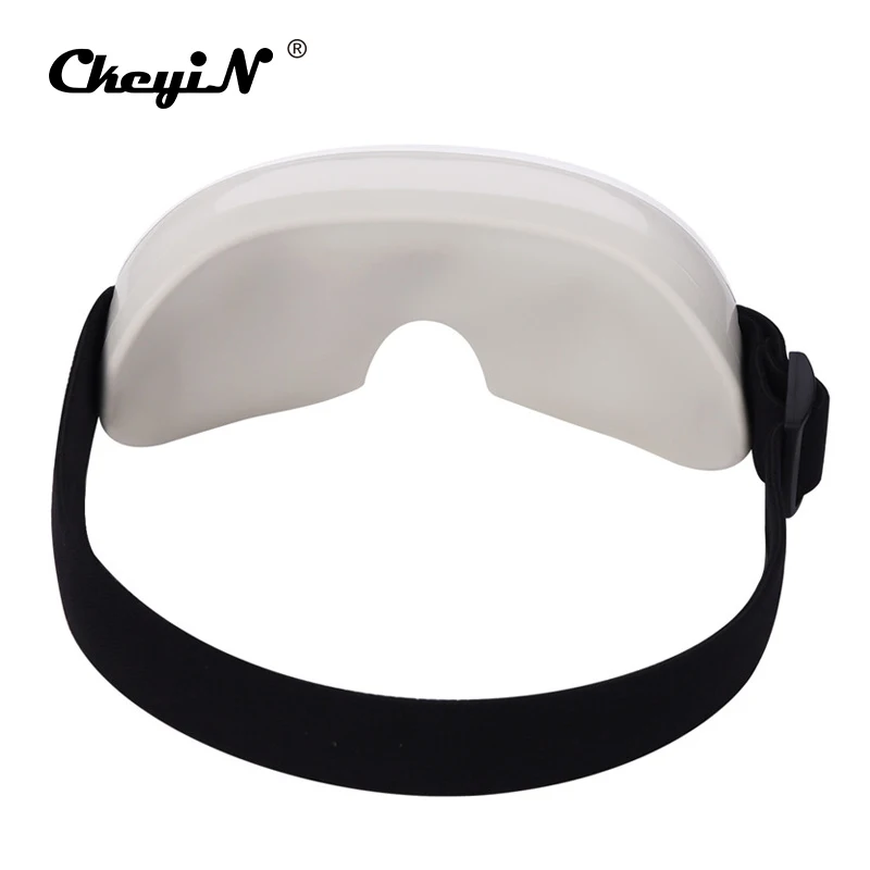 Перезаряжаемый массажер для глаз Регулируемый Eastic повязка на голову беспроводные массажные очки горячее сжатие многочастотный Вибрационный Goggles49