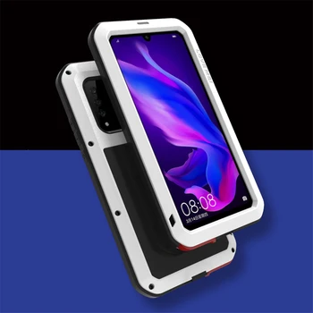 

For Huawei P30 lite Case LOVE MEI Outdoor Sports Shockproof Protective Shell For Huawei P30 Pro P30 Metal Waterproof Cover Case
