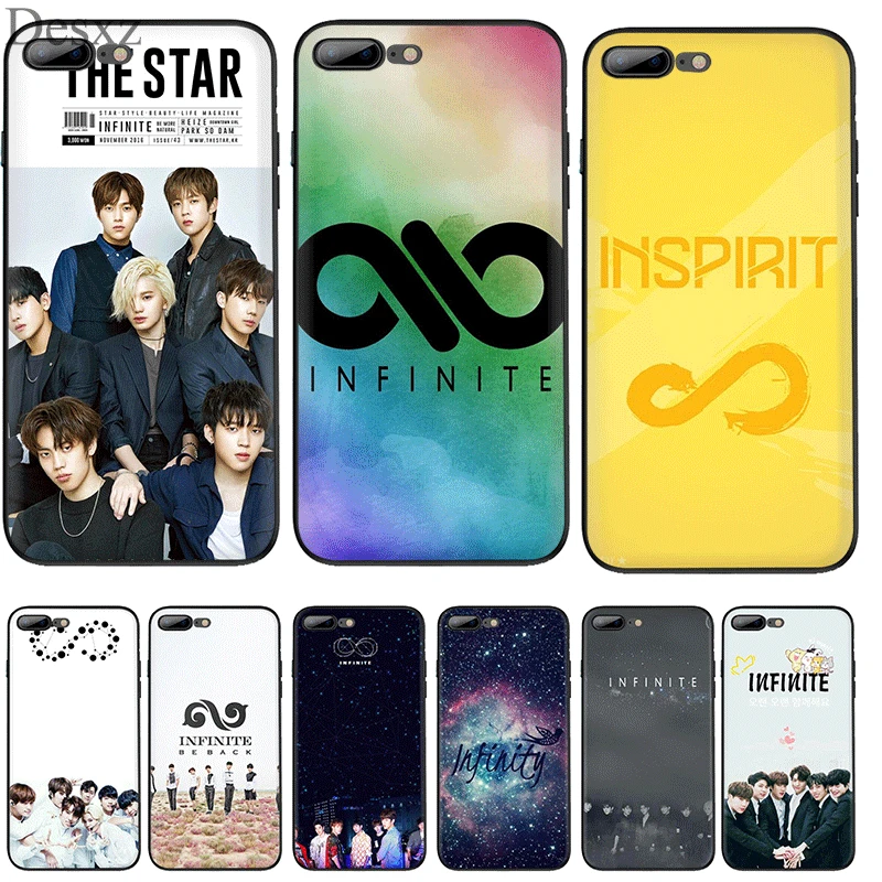 Мобильный телефон чехол для iPhone 11 Pro XR X XS Max 6 6S 7 8 Plus 5 5S SE корейский бесконечный Kpop