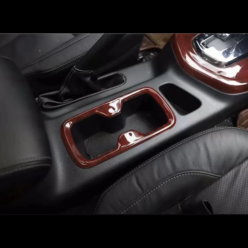 Для Nissan Terra 2018 1 шт. дерево ABS хром Автомобильный Интерьер Передняя водяная чашка