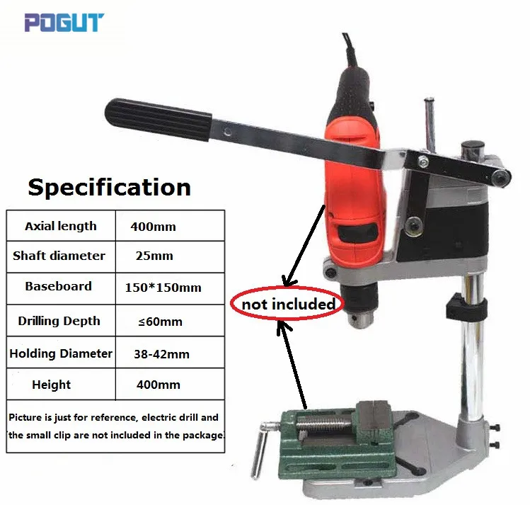FREE SHIPPING! Drill stand Press Holder for 42mm electric drill machine tools workbench stand dill holder photo