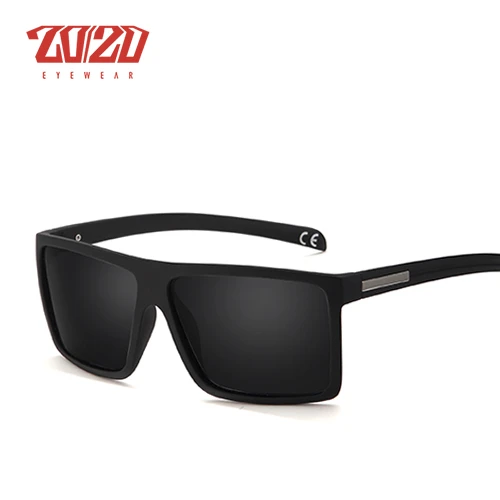 20/20 Brand Design Classic Black Polarized Sunglasses Men Driving Sun Glasses for Male Shades Eyewear With Box Oculos_voghion.com
