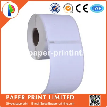 

100 Rolls Dymo 30857 Compatible 2-1/4" x 4" LabelWriter Self-Adhesive White Visitor Name Tag Badge Labels