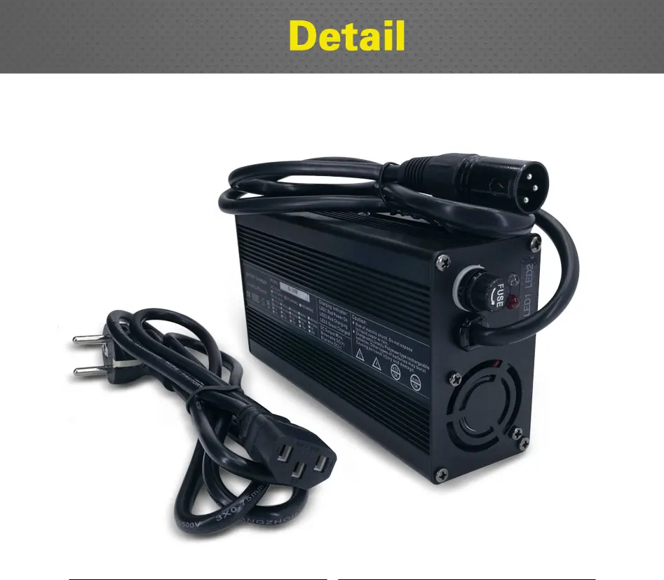 Clearance 36V 48V 52V Lithium battery charger 4A fast charger 42V 54.6V 58.8V li-ion battery pack charger ebike electric bike DC XLR RCA 7