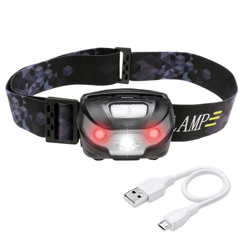 Buy Headlamp LED Rechargeable Running Headlamps USB