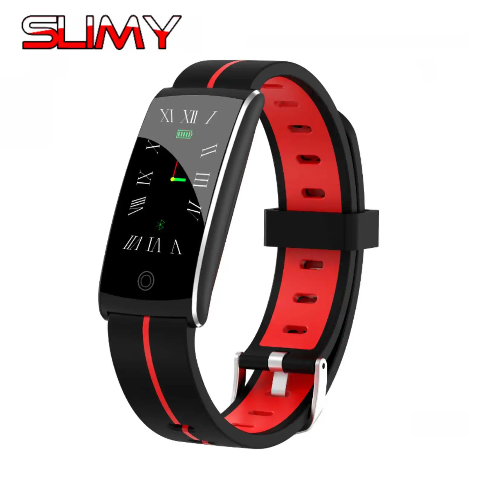 

Slimy F10 Plus Smart Bracelet Color Screen Fitness Tracker Sport IP68 Waterproof Remote Control Smart Band for Android IOS Phone