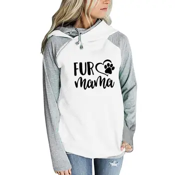 

Dropshipping New 2019 Hot Selling New Fashion for Mama Print Tops Hoodies Women Kawaii Print Thick Female Autumn and Sweatshirts