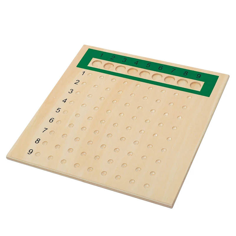  Baby Toy Montessori Division Bead Board and Tables for Early Childhood Education Preschool Training