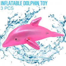 3 шт надувной ПВХ Дельфин Форма игрушка вода пляж Ванна игрушка для плавательного бассейна для детей взрослых